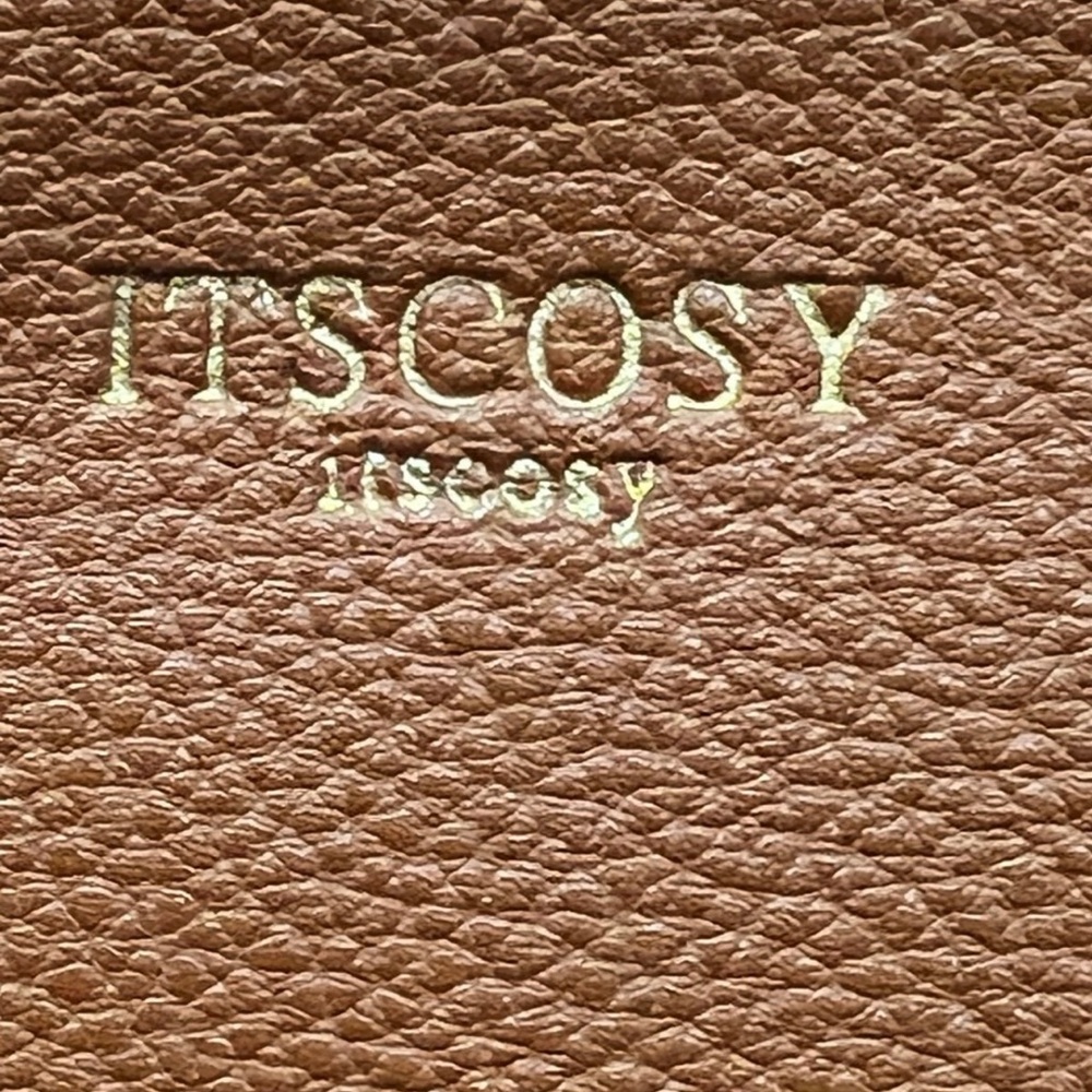 Itscosy Coach Brown Leather Crossbody Bag with Adjustable Strap - Picture 3 of 6